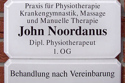 Praxis für Physiotherapie, manuelle Therapie & Massage John Noordanus in Harsewinkel